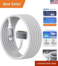 140W USB  C to MagSafe 3 6.6ft Braided Cable for MacBook Pro/Air 2021  2026