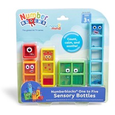 hand2mind Numberblocks One to Five Sensory Bottles, Numbers for Toddlers, Cou...