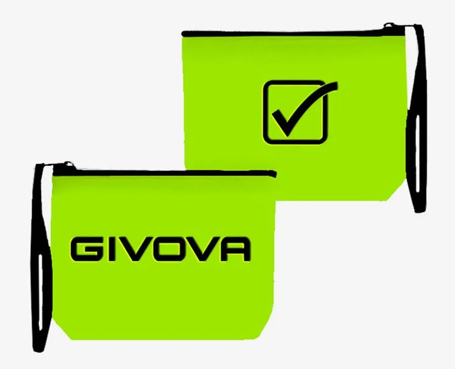 Bolso de mano Givova Pochette Neopreno Fluo Amarillo-negro