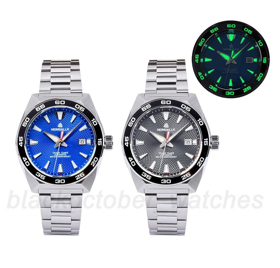 Heimdallr Ocean Guard Geometric Dial NH35 200M Automatic Dive