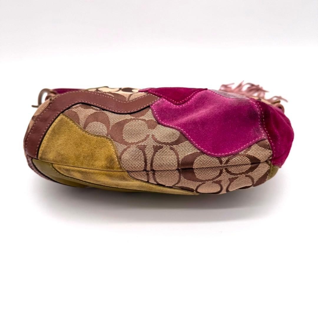 Coach Vintage Flower Patchwork Mini Shoulder Bag … - image 7