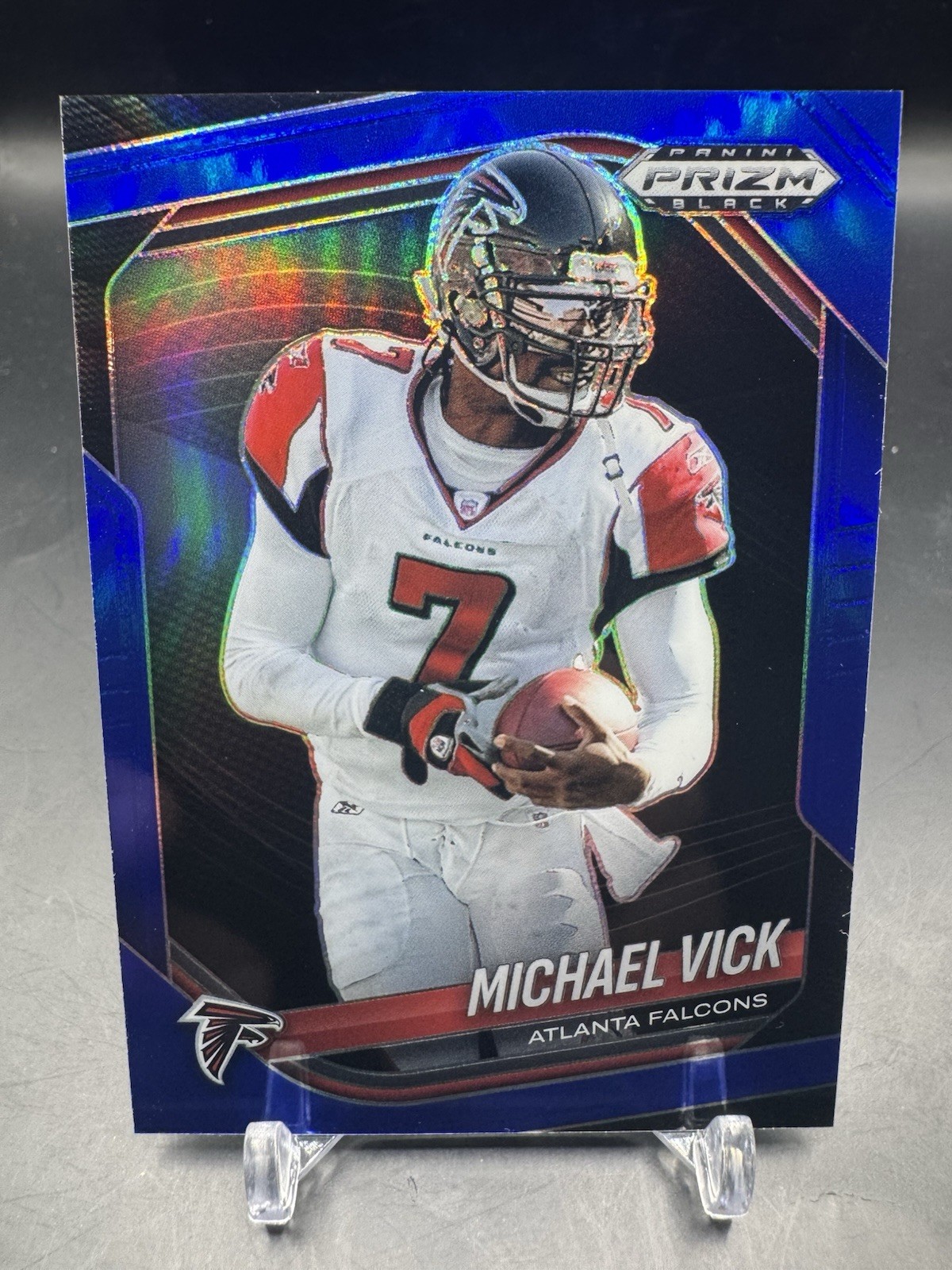 2025 Prizm Black Michael Vick Blue Prizm 115/199 #5 Atlanta Falcons