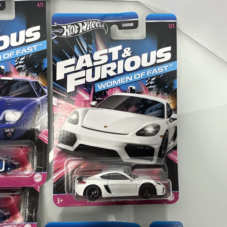 Lot (9) Hot Wheels FAST AND FURIOUS Women of Fast - HW Decades of Fast - Image 3 of 4