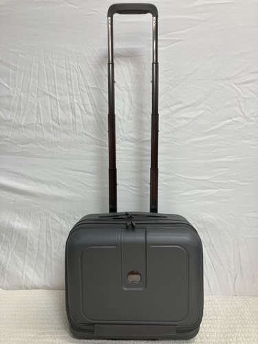 Delsey Paris Upright Under-Seater Carry On Weekender Hardside Grey
