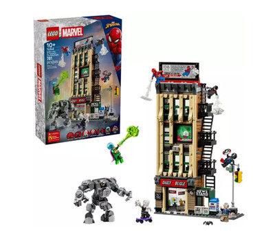 LEGO Marvel Spider-Man vs. Mysterio The Daily Bugle 76342 Building Set NEW