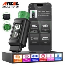ANCEL HD120 DPF Regen All System Diesel Truck Scan Diagnostic Tool Fit for Volvo