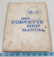 1963 Genuine Oem Gm Chevrolet Chevy Corvette Shop Manual Book St-21