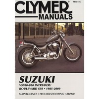 Suzuki VS700-800 Intruder Boulevard S50 (1985-2009) Repair Manual Clymer