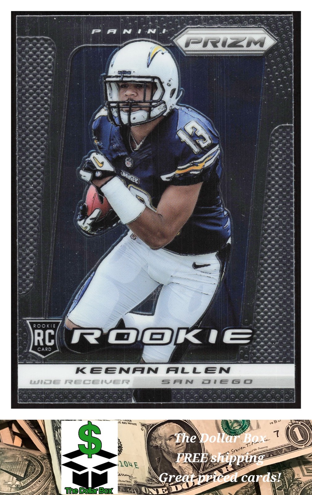 2013 Panini Prizm #252 Keenan Allen RC - San Diego Chargers