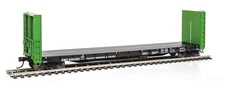 Walthers 920-104321 HO Duluth, Winnipeg & Pacific 50' Bulkhead Flat Car #605285