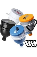 Protein Powder Funnel– Supplement Funnel with Keychain 4pack, Water Bottle Fu...