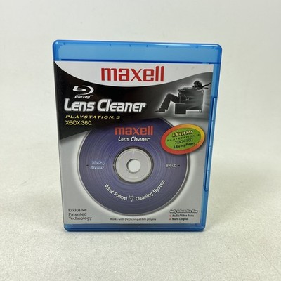 Maxell Lens Cleaner Blu-ray Disc Wind Funnel PS3 Xbox 360 Blu-ray Player