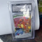 Charmander 038  Promo Holo Pokemon Card Cgc 9 Mint