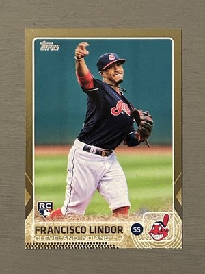 2015 Topps Update Series FRANCISCO LINDOR Rookie GOLD Parallel RC #ed/2015