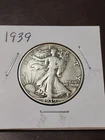 1939 Liberty Walking Half Dollar (Free Shipping)