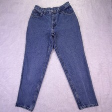 Vintage 90s Gitano High Waisted Denim Jeans Women's 12P Petite Blue Tapered Leg