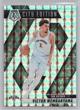 2024-25 Panini Mosaic Victor Wembanyama Silver Mosaic City Edition #288 Spurs