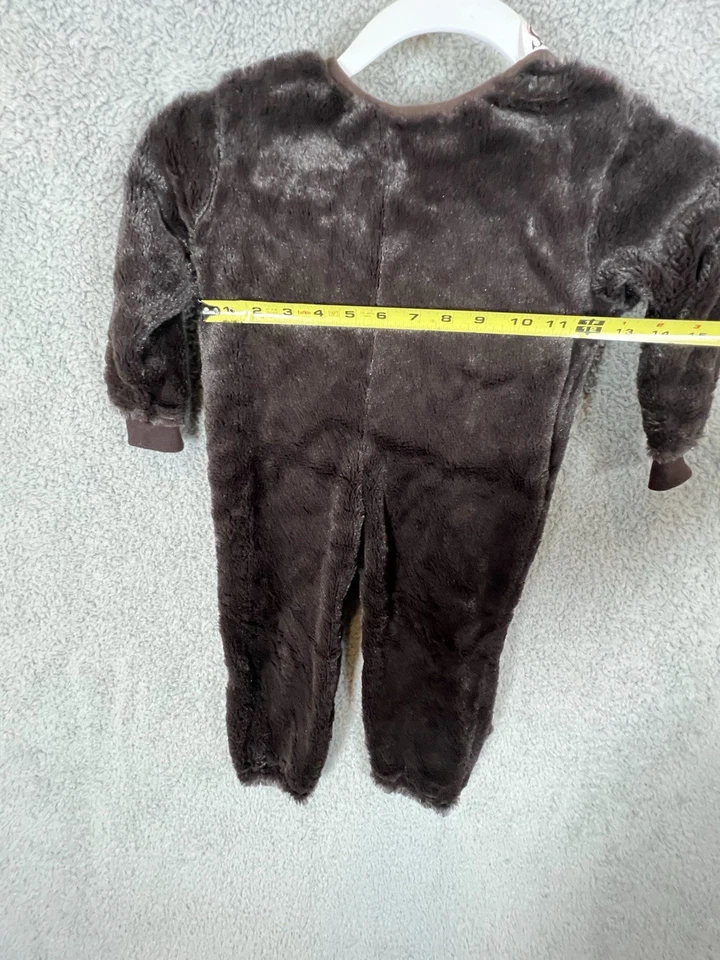 Monkey Costume Halloween dress up Brown Furry Plush 6-18 months - Image 4 of 4