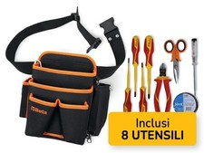 PORTA ATTREZZI A CINTURA CON 8 UTENSILI PER ELETTRONICA - BETA TOOLS - 2005PA/ET