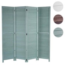 Paravent Raumteiler Trennwand Sichtschutz, Shabby-Look Vintage, 170x160cm