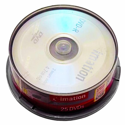 Imation DVD-R 25 Pack Recordable Discs 4.7GB - New Sealed | eBay