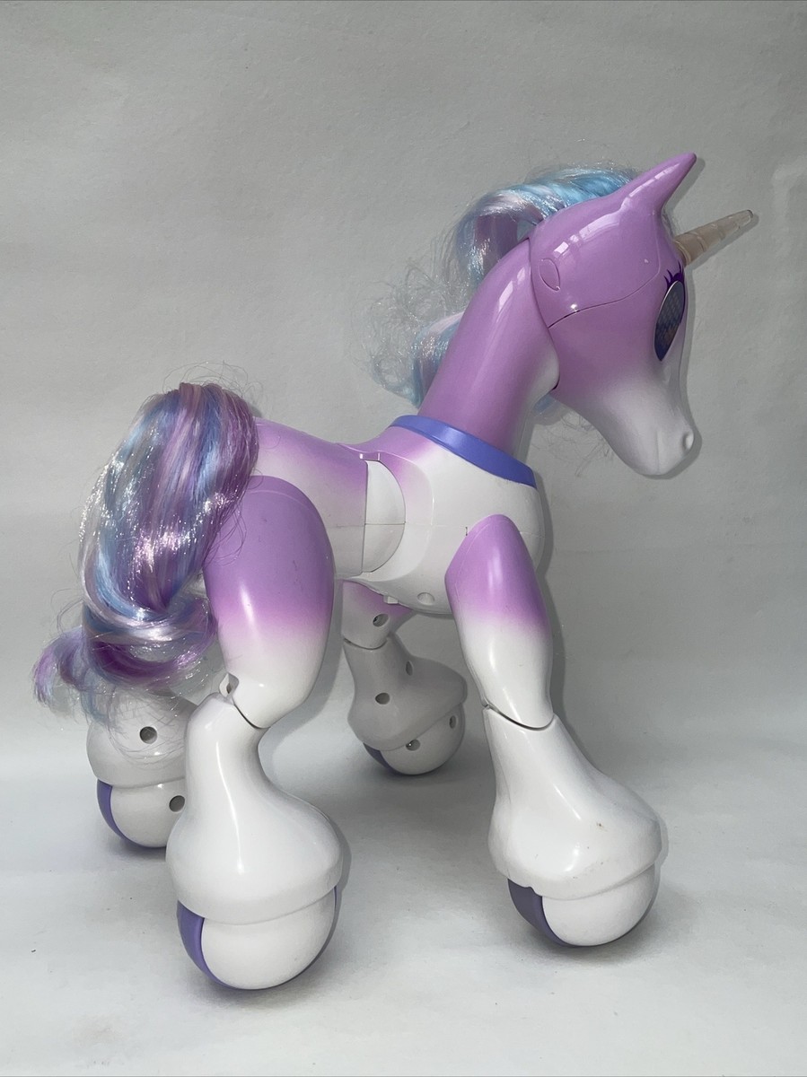 Zoomer Enchanted Unicorn Pony Interactive Horse Lights