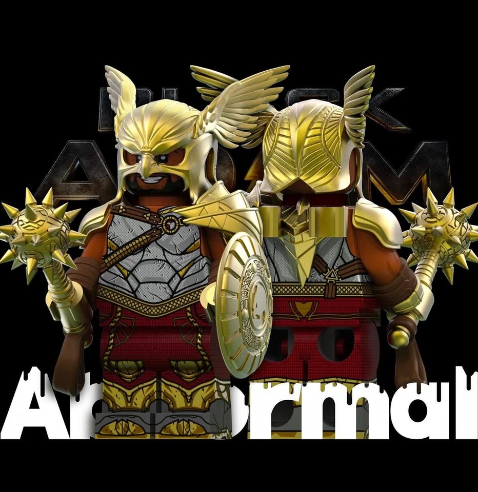 Abnormal LEGO CUSTOM MINIFIGURE Minifig DC CHARACTER    HAWKMAN - Image 4 of 4