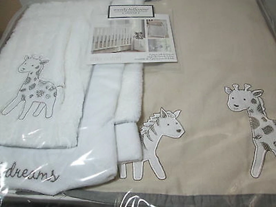 Little Safari 3 piezas. Juego de ropa de cama para cuna de Wendy Bellissimo Foto 2 de 4