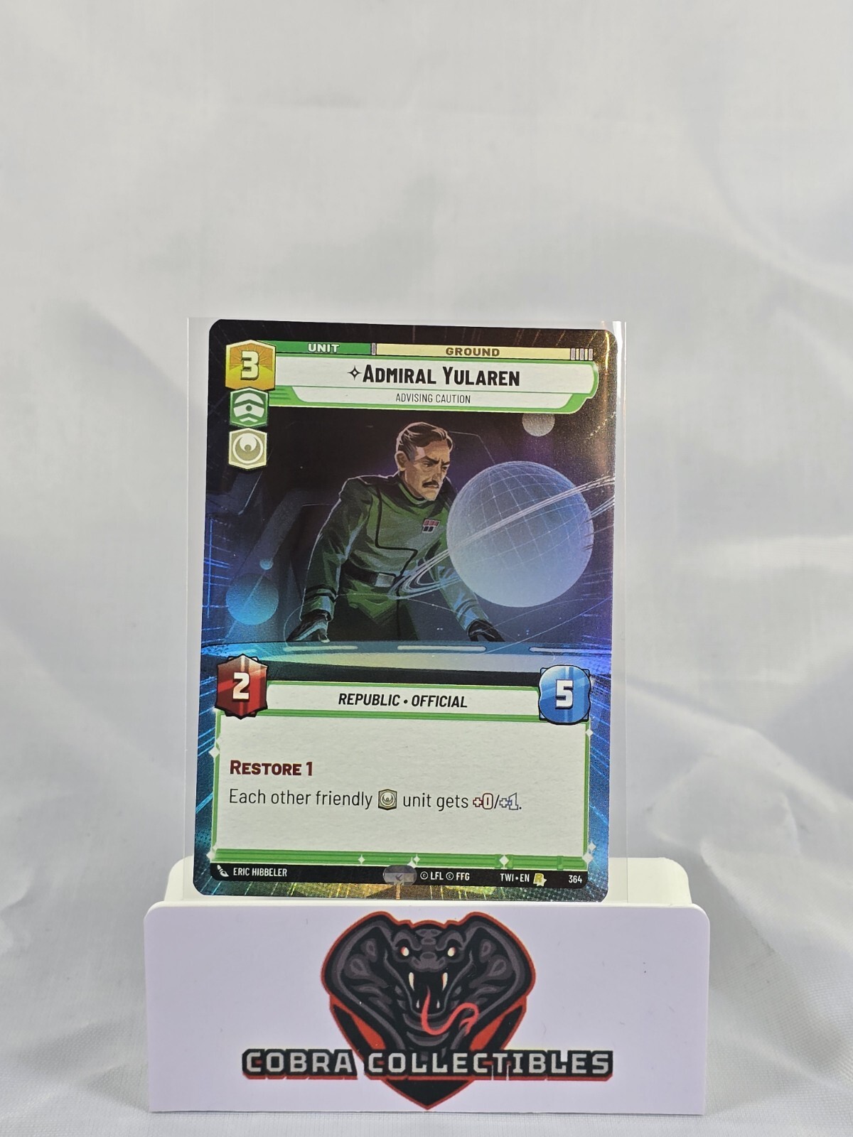 Star Wars Unlimited, Twilight of the Republic - Admiral Yularen Hyperspace Foil