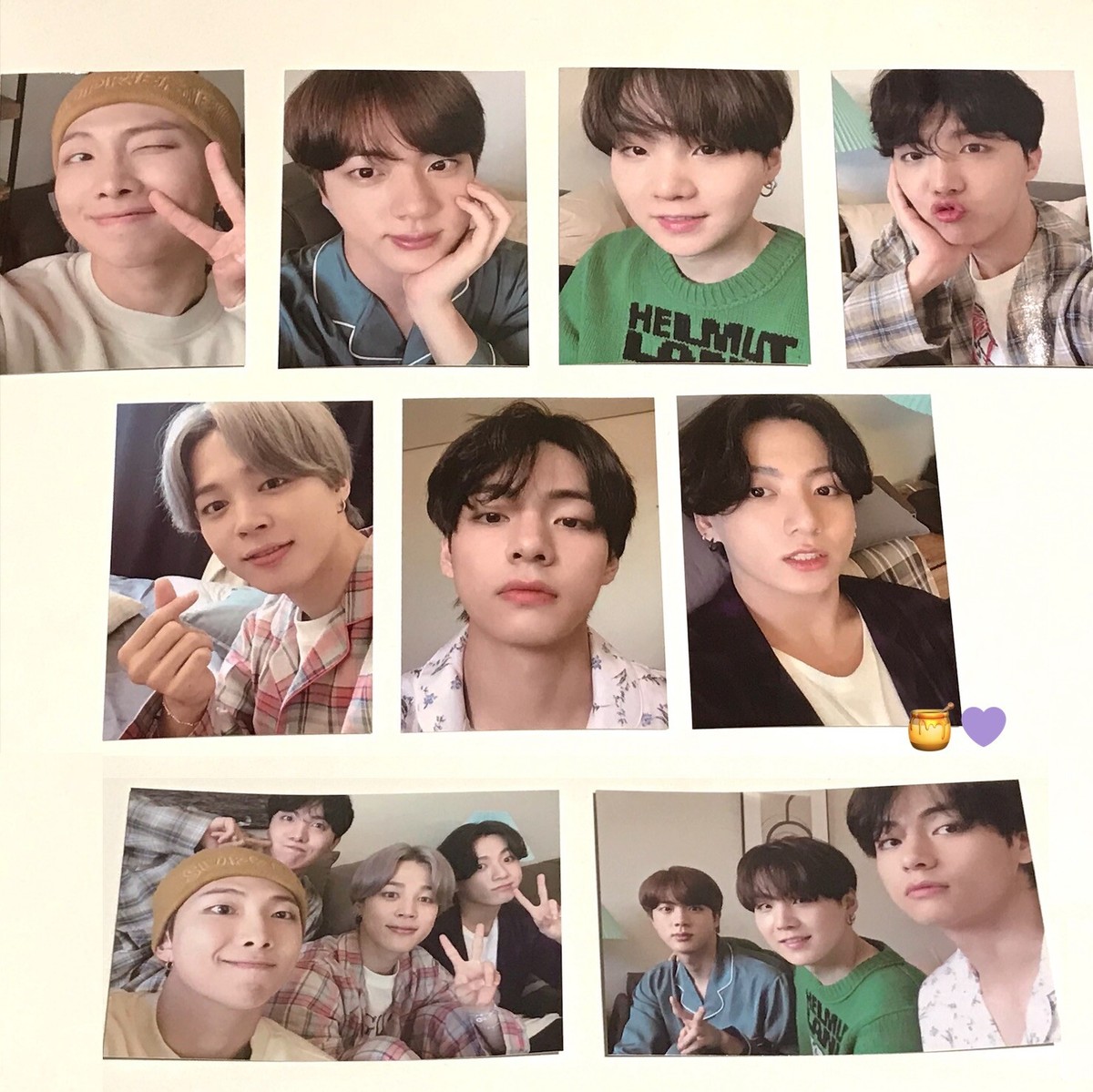 BTS BE Pajama & Eco Bag Official Photocards | eBay