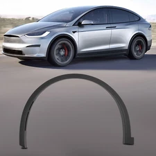 For 2023-2024 Tesla Model X Wheel Eyebrow Arch Trim Left Fender Molding Trim