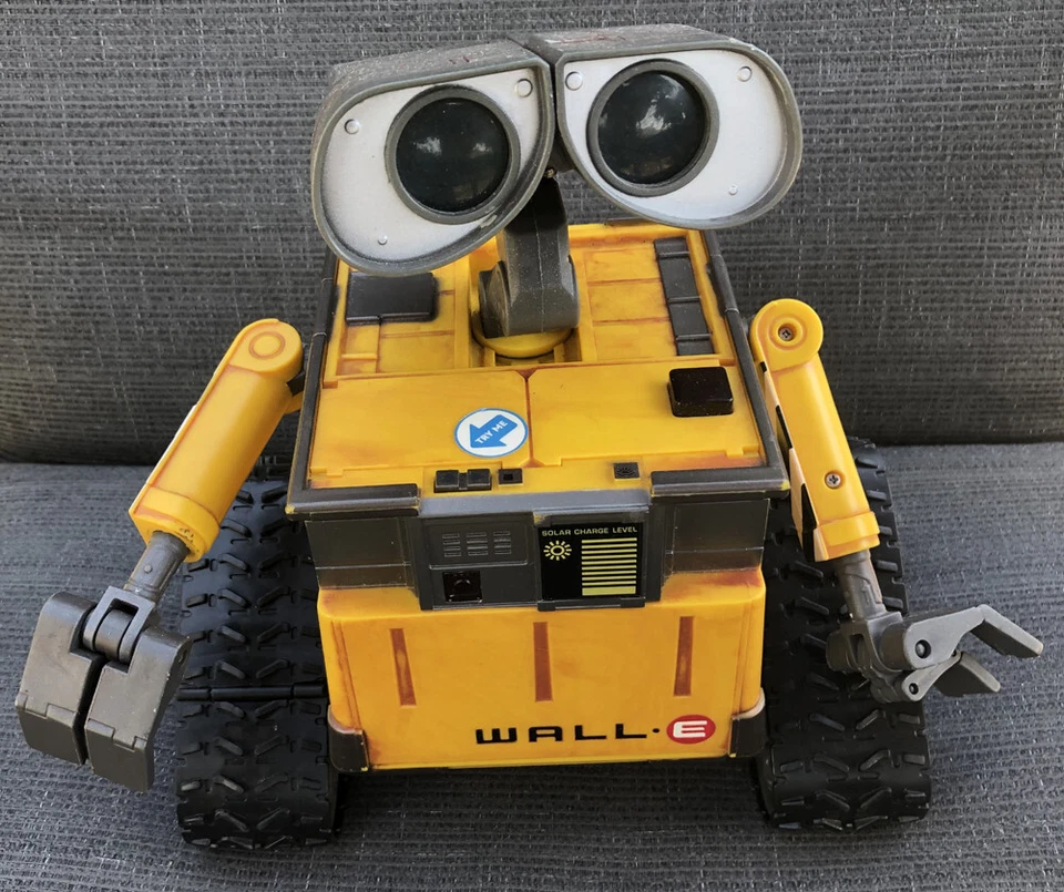 Disney Pixar Wall-E Thinkway Control Remoto RC Juguete Funciona SIN CONTROL REMOTO Foto 2 de 4