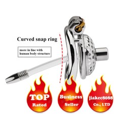 Newest Stainless Steel Metal Chastity Lock Device Hollow Abstinence Device