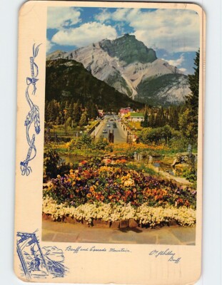 Postcard Banff And Cascade Mountain Banff Canada