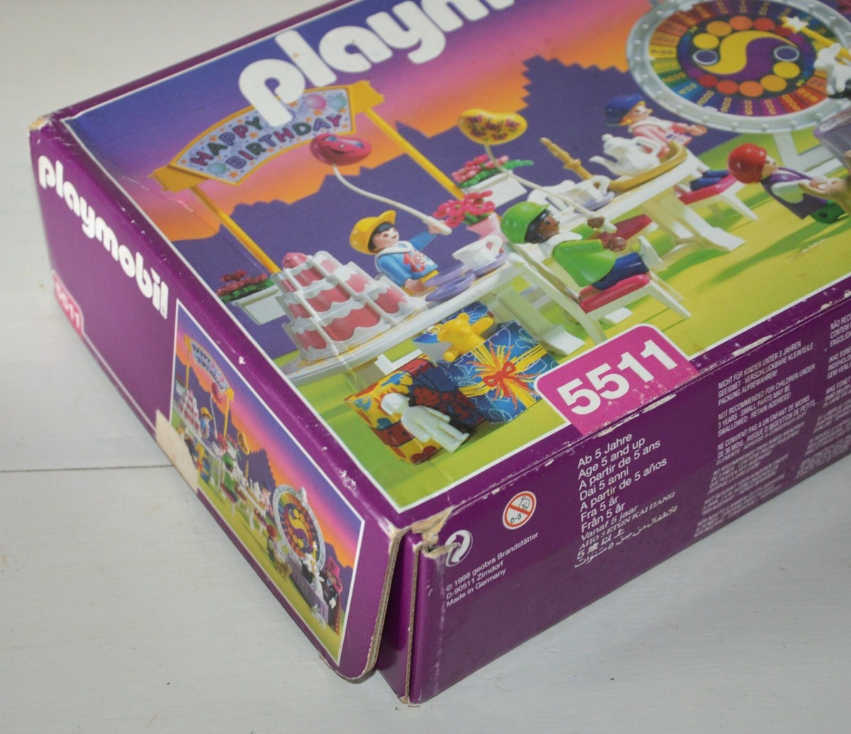 PLAYMOBIL (1526) ENFANTS - Ballon de Baudruche Rose Anniversaire 5511 EUR 2,70 - FR