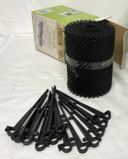 Gardener’s Mate Gutter Guard Mesh & Clips Stops Debris Blocking Gutters
