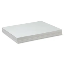 PACON 4709 Drawing Paper #57 9"x12" Medium Weight, Ream, White (500 sheets)