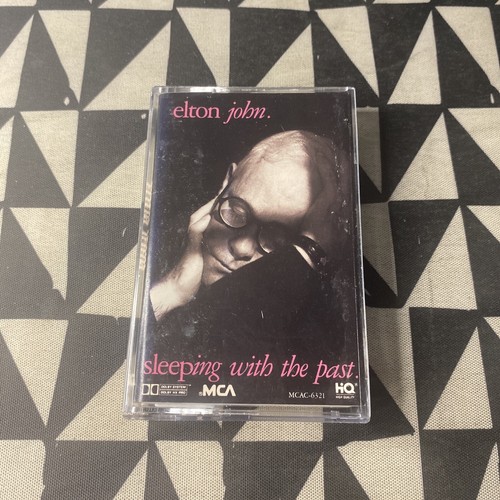Vintage Elton John 1989 Sleeping with the Past MCA Cassette 76732632147 ...