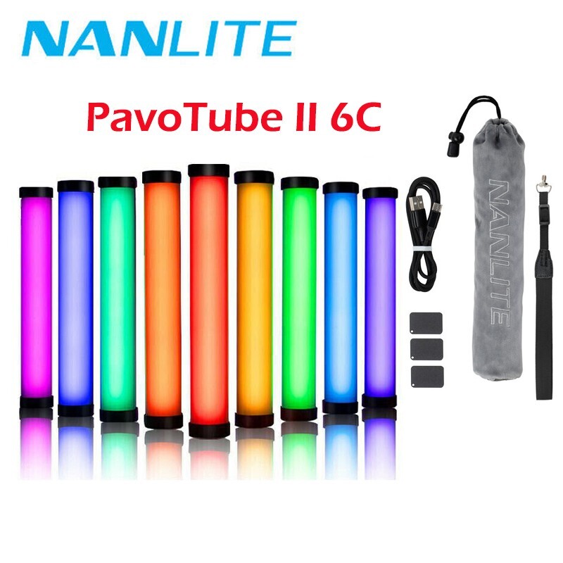 Nanlite PavoTube II 6C LED Tube Soft Light Stick Handheld Nanlite PavoTube II 6C LED Tube Soft Light Stick Handheld
