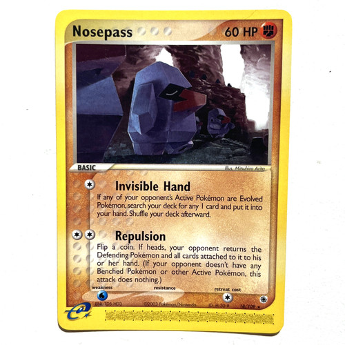 Pokémon TCG Nosepass EX Ruby & Sapphire 18/109 Rare