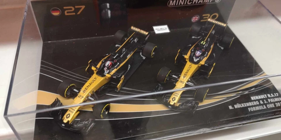 Renault R.S.17 Niko Hülkenberg & J. Palmer 2-Car Set 2017 Minichamps 472172730 - Image 3 of 4