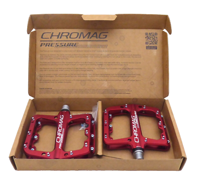 Chromag Pressure Pedals, Red | eBay