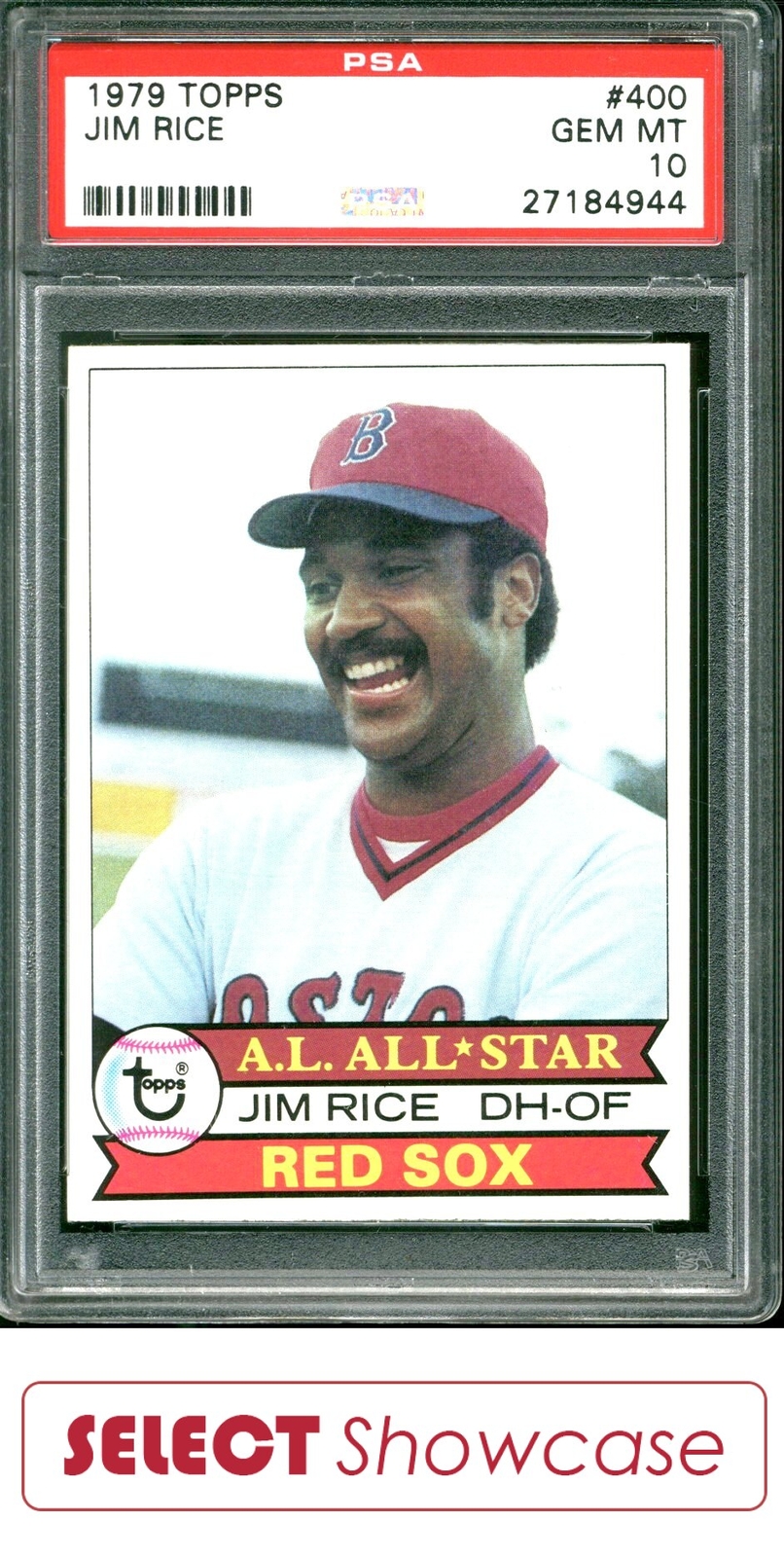 1979 TOPPS #400 JIM RICE RED SOX HOF PSA 10