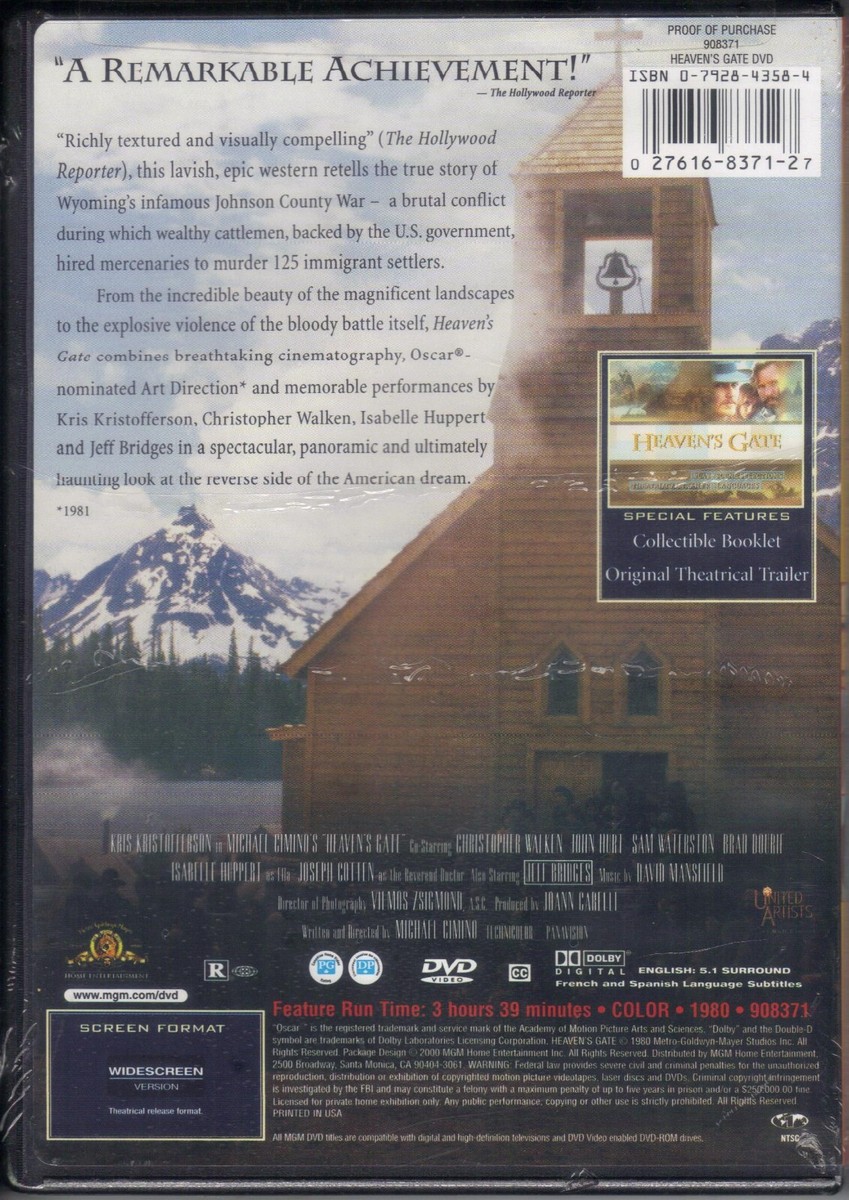 Heavens Gate (DVD, 2009) for sale online | eBay