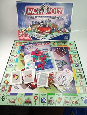 Monopoly Das Hier & Jetzt Limited Edition Brettspiel 2005 komplett Familie Hasbro
