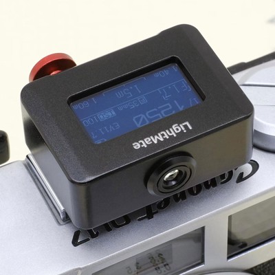 Metal Black LightMate 2 Film Camera Light Meter High Precision Chargeable Meter