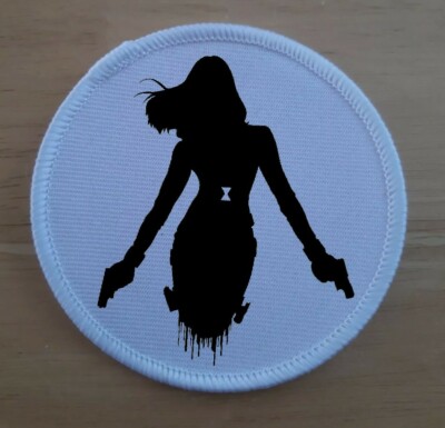 Black Widow Super Hero Patch Abzeichen Aufnäher Badges