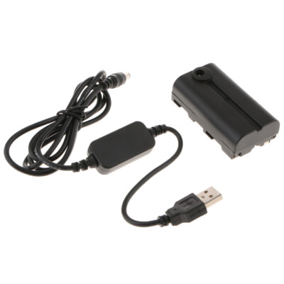 NP F550 / F990 Dummy Akku Adapter + USB Kabel Für Yongnuo Video Fill Light