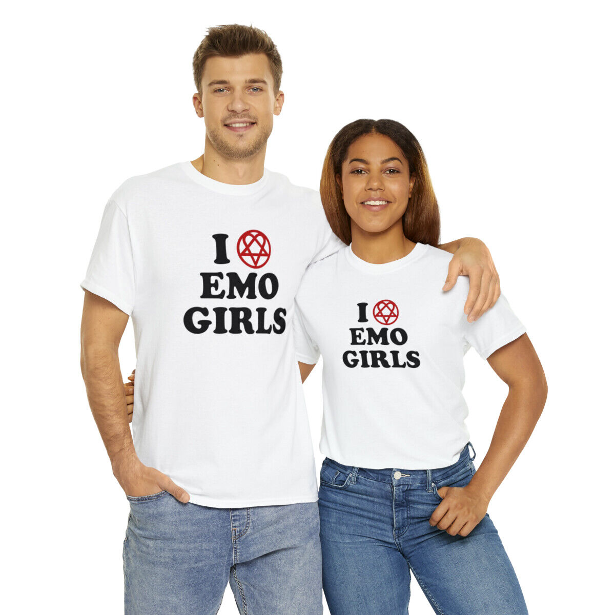 I Love Emo Girls Cute Goth Humor Alternative Aesthetic Essential T-Shirt  for Sale by SharpThreadZ