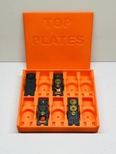 SCS Hobbies Aurora Afx Tjet Dash Fray Top Plate Armature Storage Case Orange